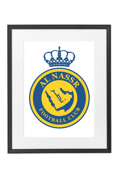 Boomah Accessories Al-Nassr FC , Soccer Gift , Poster with Frame 30x40cm