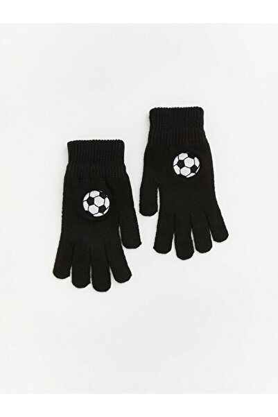 LC Waikiki Football Ball Embroidered Boys' Knitwear Gloves for Style Enthusia...