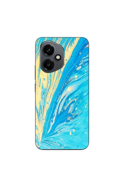 OEM Husa compatibila cu Honor 400 Silicon Gel Tpu Model Aqua Bloom