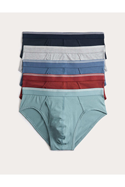 Marks & Spencer 5’li Pamuklu Cool & Fresh Slip