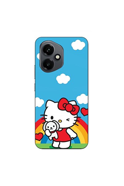 OEM Case compatible with Honor 400 Silicone Gel Tpu Hello Kitty Rainbow Model