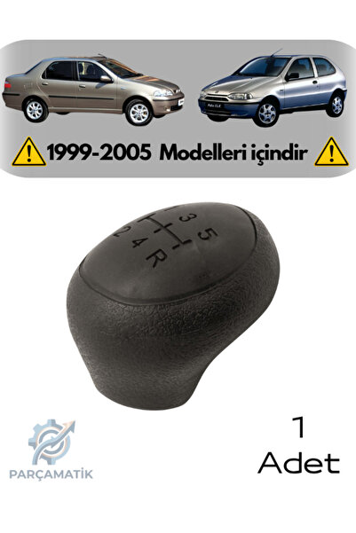 PARÇAMATİK Fiat Palio 1999-2005 Uyumlu Eski Tip Vites Topuzu Siyah