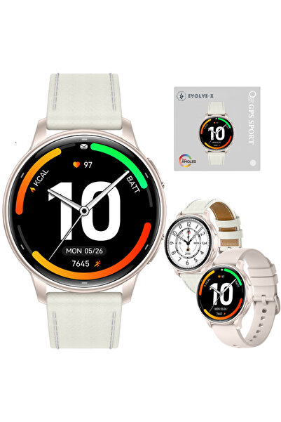 Evolve-x Smartwatch EvoWatch Naro AMOLED 1.32”, Health Monitoring, Bluetooth ...