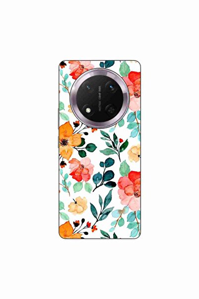 OEM Husa compatibila cu Honor Magic7 Lite Silicon Gel Tpu Model Painted Flowers