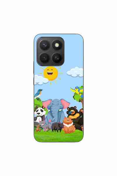 OEM Husa compatibila cu Honor X8c Silicon Gel Tpu Model Prietenii Junglei
