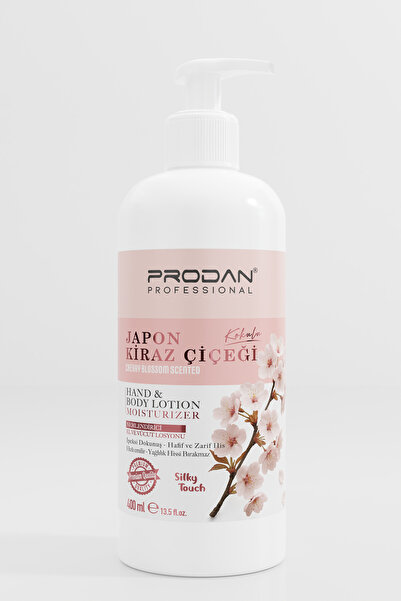 Prodan Japon Kiraz Çiçeği Kokulu Nemlendirici El ve Vücut Losyonu 400 ml
