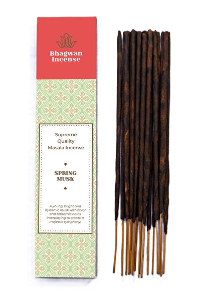 Bhagwan Incense Mosc de Primăvară - bețișoare parfumate masala naturale premi...