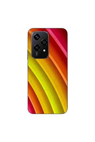 OEM Husa compatibila cu Honor 200 Lite Silicon Gel Tpu Model Abstract Stripes