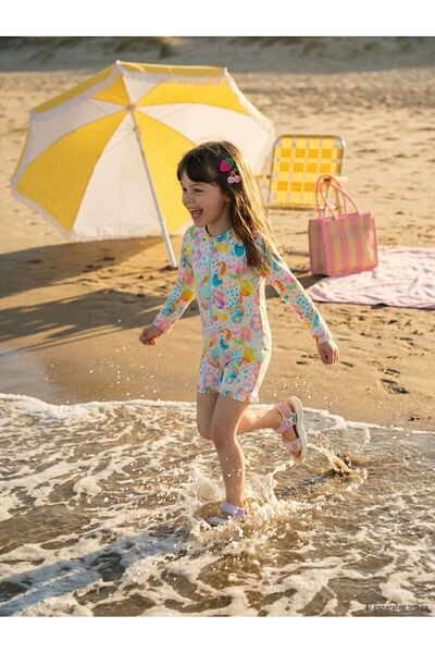 LC Waikiki LCW Kids UV Korumalı Kız Çocuk Mayo