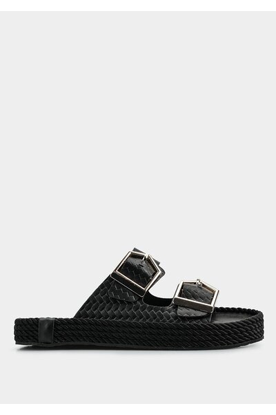 Provoq   Black Women's Slippers