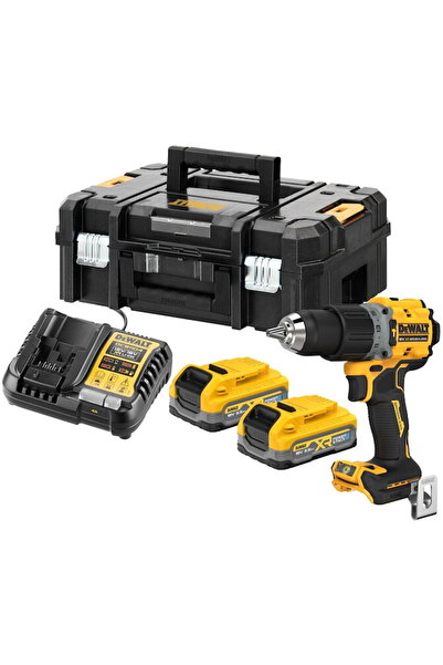 Dewalt Compact cordless hammer drill/driver DCD805S2T, 18V XR, brushless moto...