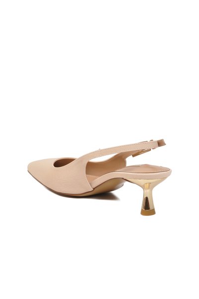 KRISTE BELL Beige Thin Heeled Women's Lightweight Evening Dress Shoes K262-5035 Z