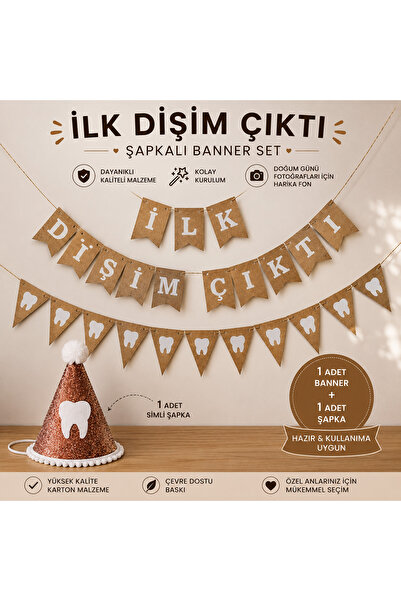 Partifabrik İlk Dişim Çıktı Temalı 3 lü Parti Seti