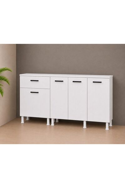 visasconcept TEK ÇEKMECELİ 180 CM ÇOK AMAÇLI DOLAP