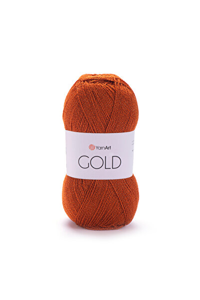 Yarnart Aur 92% acrilic 8% poliester metalic sclipitor fire de tricotat manua...