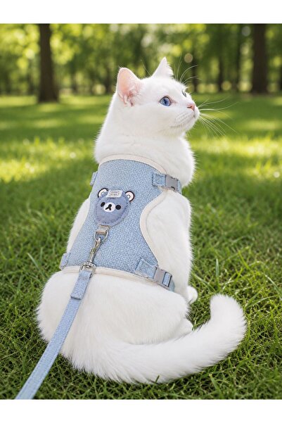 Pawellia Kaçış Önleyici Kedi Yürüyüş Vücut Tasması