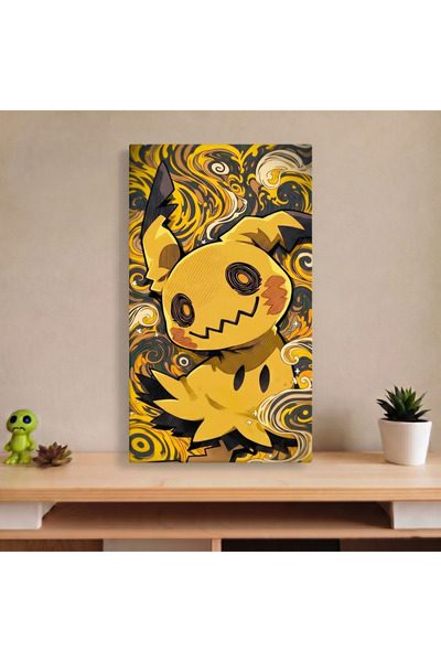 dia tablo canvas Taklitçi Hayalet Mimikyu Kanvas Tablo 30x50 cm Anime Oyun Od...