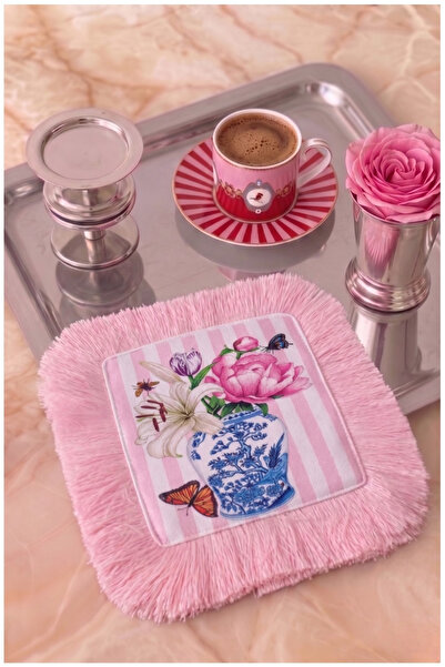 nunuteks evinizi renklendirin Coffee-Colored Fabric Presentation Napkin |   T...