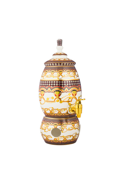 Dania ✨   Luxurious Porcelain Juice Dispenser with Gold-Edged Decor and Elega...