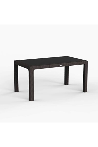Asil Konsept 90 x 150 Bambu Plastik Dikdörtgen Rattan Camsız Bahçe Balkon Ter...