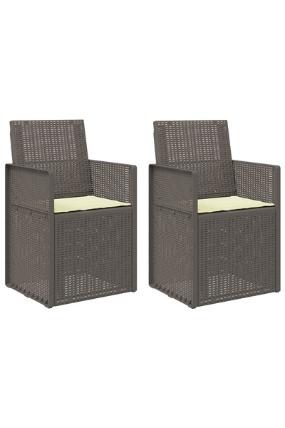 vidaxl Scaune de Dining pentru Grădină PP