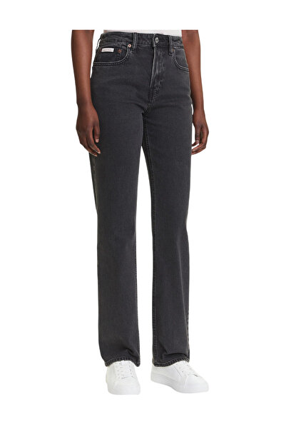 Calvin Klein Γυναικείο High Rise Straight Τζιν Μαύρο LV047B909G-846