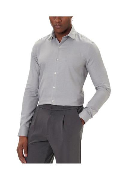Calvin Klein Ανδρικό Πουκάμισο Γκρι LV019EU066-0E1