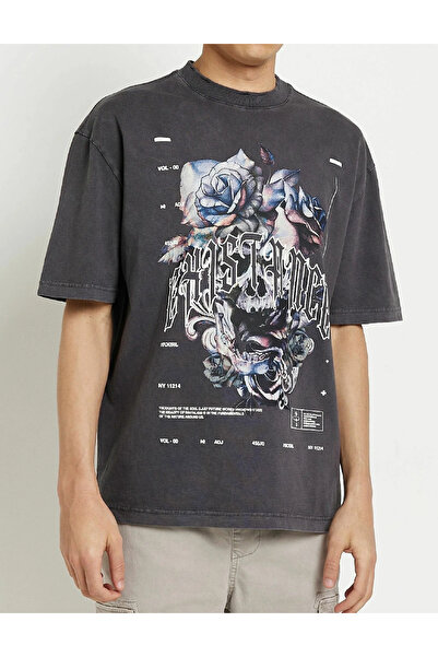 Evendi Tricou Oversize, Gri