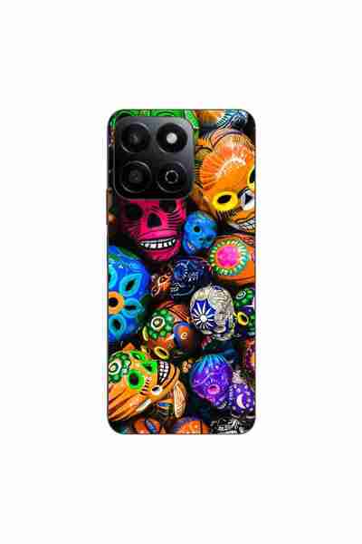 OEM Husa compatibila cu Honor 200 Smart Silicon Gel Tpu Model Halloween Crani...