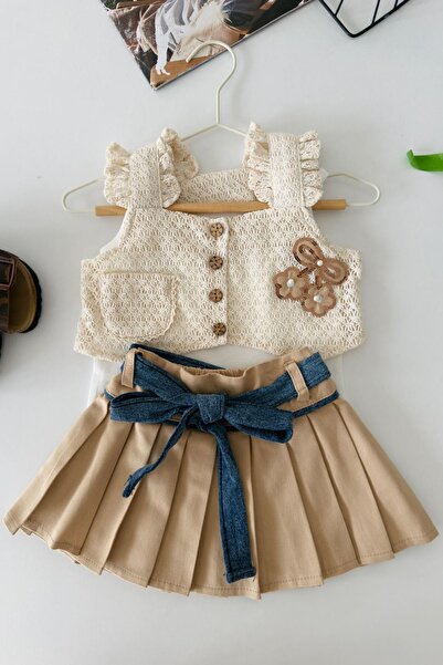 Minigimin Cicileri طقم تنورة للفتيات مكون من 3 قطع من ماركة My Little Ciciler...