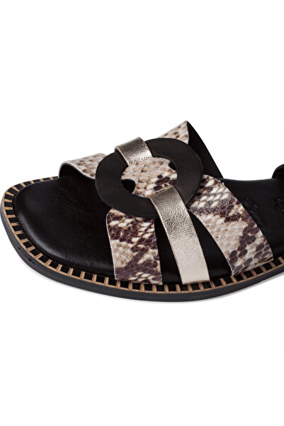 Tamaris Sandale plate din piele