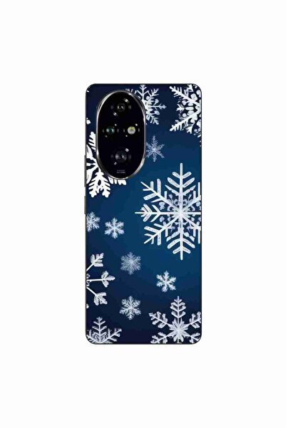 OEM Husa compatibila cu Honor 200 Pro Silicon Gel Tpu Model Fulgi de Nea