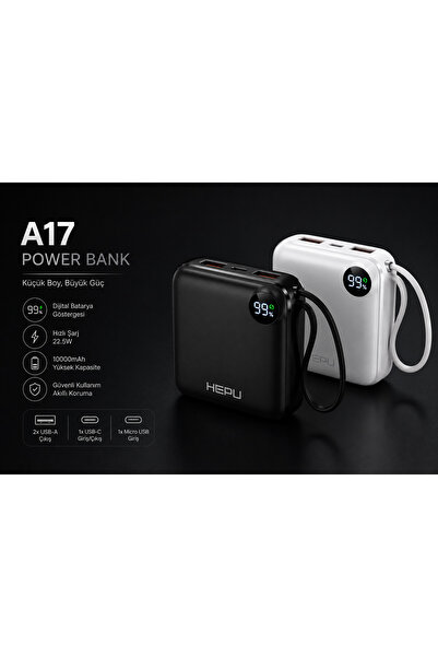 HEPU POWERBANK 10.000 mAh HP-A17