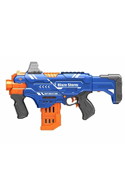 Zapp Toys Pistol cu 15 sageti din burete, Blaze Storm, Zapp Toys, Albastru