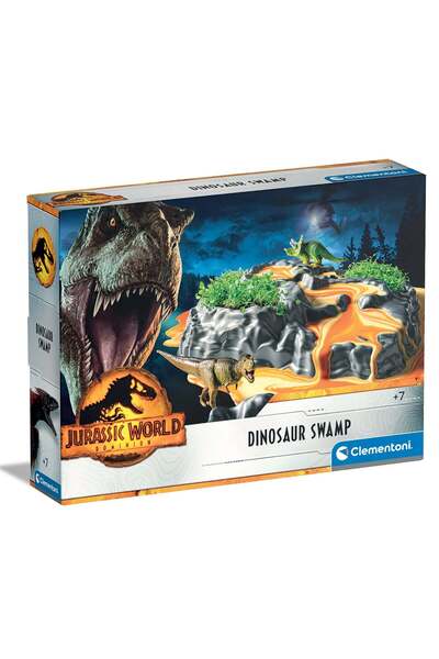 CLEMENTONI Set de joaca arheologic, Clementoni, Dinosaur Swamp