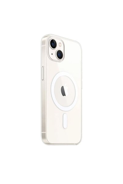 OEM Apple iPhone 15 Plus Case Magneticsafe Transparent Silicone - Transparent
