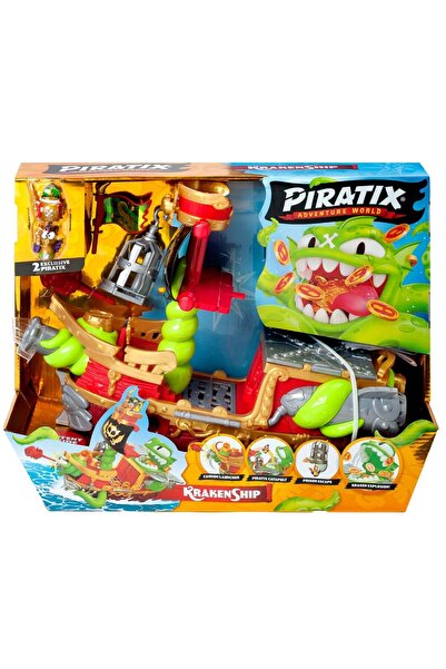 Piratix Set de joaca cu figurine, Piratix, Kraken Ship