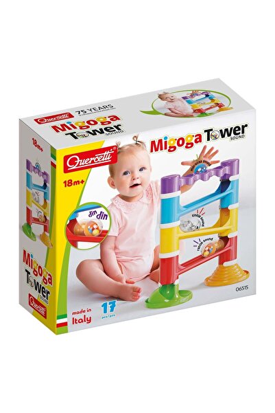 quercetti Turn cu bile sonore, Quercetti, Migoga, 17 piese