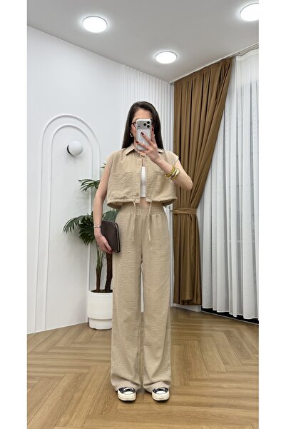 R-Style Linen Crop Set