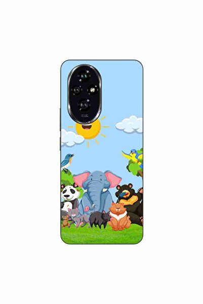 OEM Husa compatibila cu Honor 200 Silicon Gel Tpu Model Prietenii Junglei
