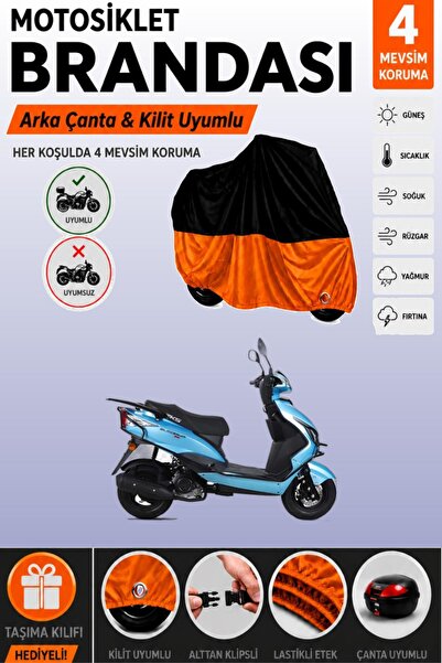 Cemku Double Black Top - Orange Bottom, Rear Bag Compatible Rks Blazer 50 Xr ...