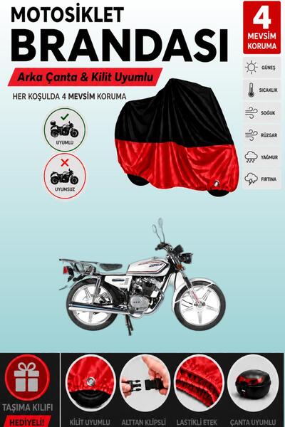 Cemku Double Black Top - Red Bottom, Rear Bag Compatible Arora Ar 100-8 Class...