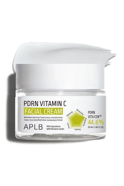 APLB Cremă facială cu PDRN și Vitamina C - Cremă facială regenerantă pentru l...