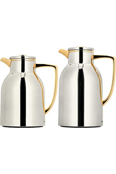 ALSAIF 2- Pieces Sadeem Thermal Insulated Jug for Coffee and Tea, Leak-Proof,...