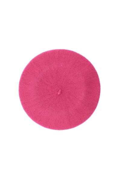 ButicCochet Women's beret, wool, ButicCochet, one size, Pink - BSC601