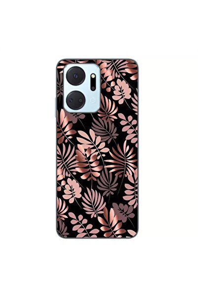 OEM Husa compatibila cu Honor X7a Silicon Gel Tpu Model Bronze Paradise