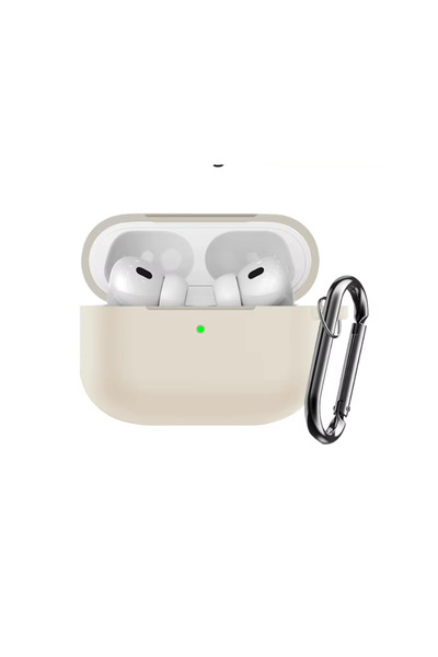 PAİKA حافظة سيليكون متوافقة تمامًا مع Airpods Pro وPro 2 مع خطاف معدني لحماية...
