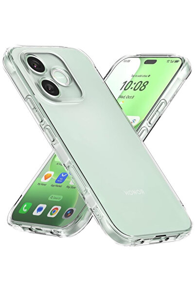 Nezih Case Honor 600 Lite Uyumlu Yumuşak Esnek 3d Süper Şeffaf Silikon Kılıf