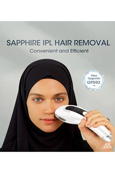 Deess جهاز GP592 لإزالة الشعر بتقنية IPL مع تبريد الثلج - جهاز منزلي 2 في 1، ...