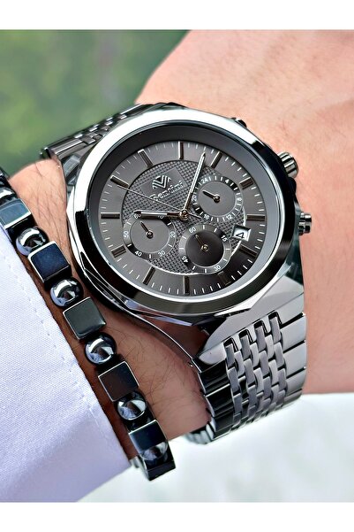 Bentini Men's Wristwatch – Functional, Steel Band, Waterproof, 2-Year Warrant...